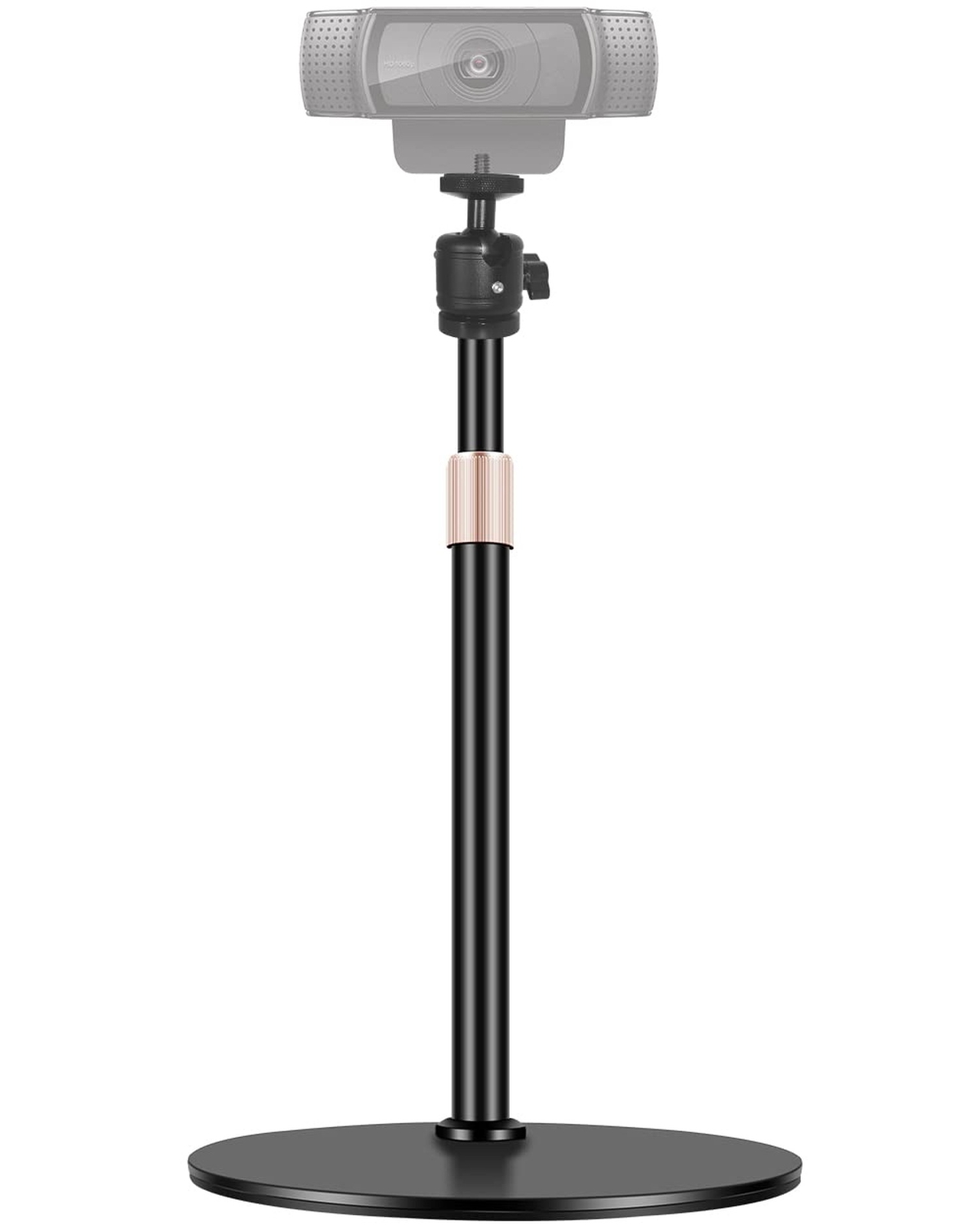 Webcam Tripod Stand for Desk Height Adjustable & 360° Swivel Webcam... Fast