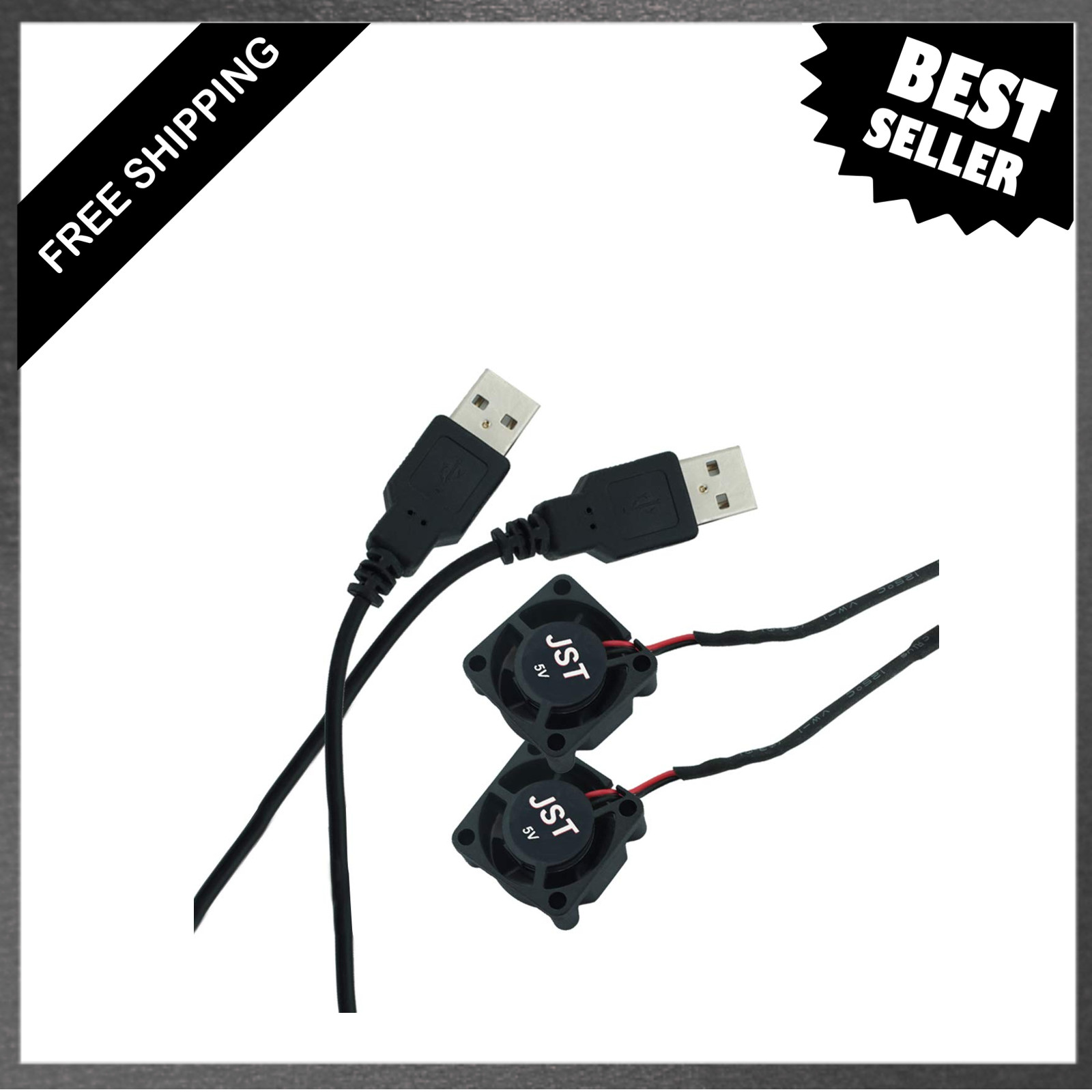USB Computer Fan 2510 Small 25x25x10mm Cooling Cooler 5V DC 2 Pin