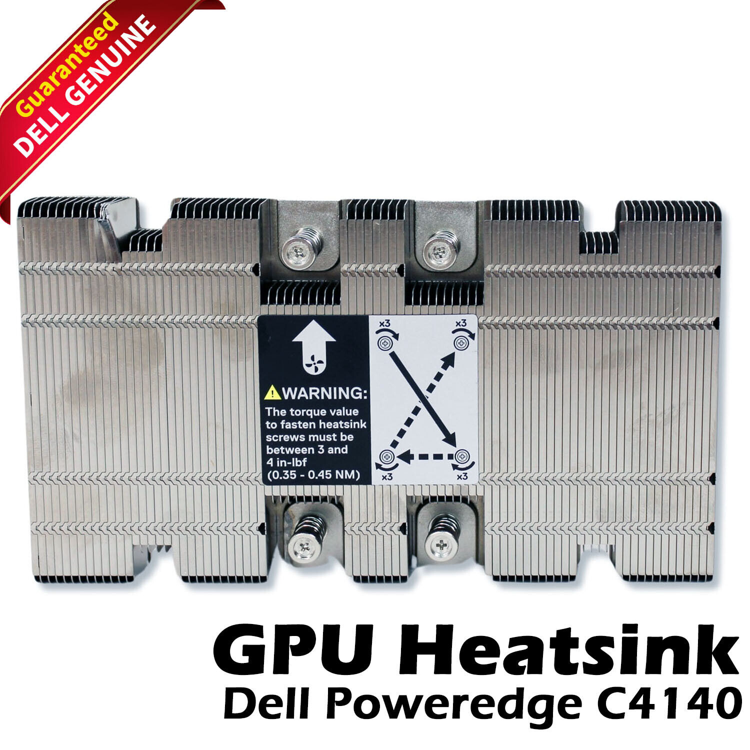 Genuine Dell SXM2 GPU Heatsink For Dell EMC Poweredge C4140 V383C