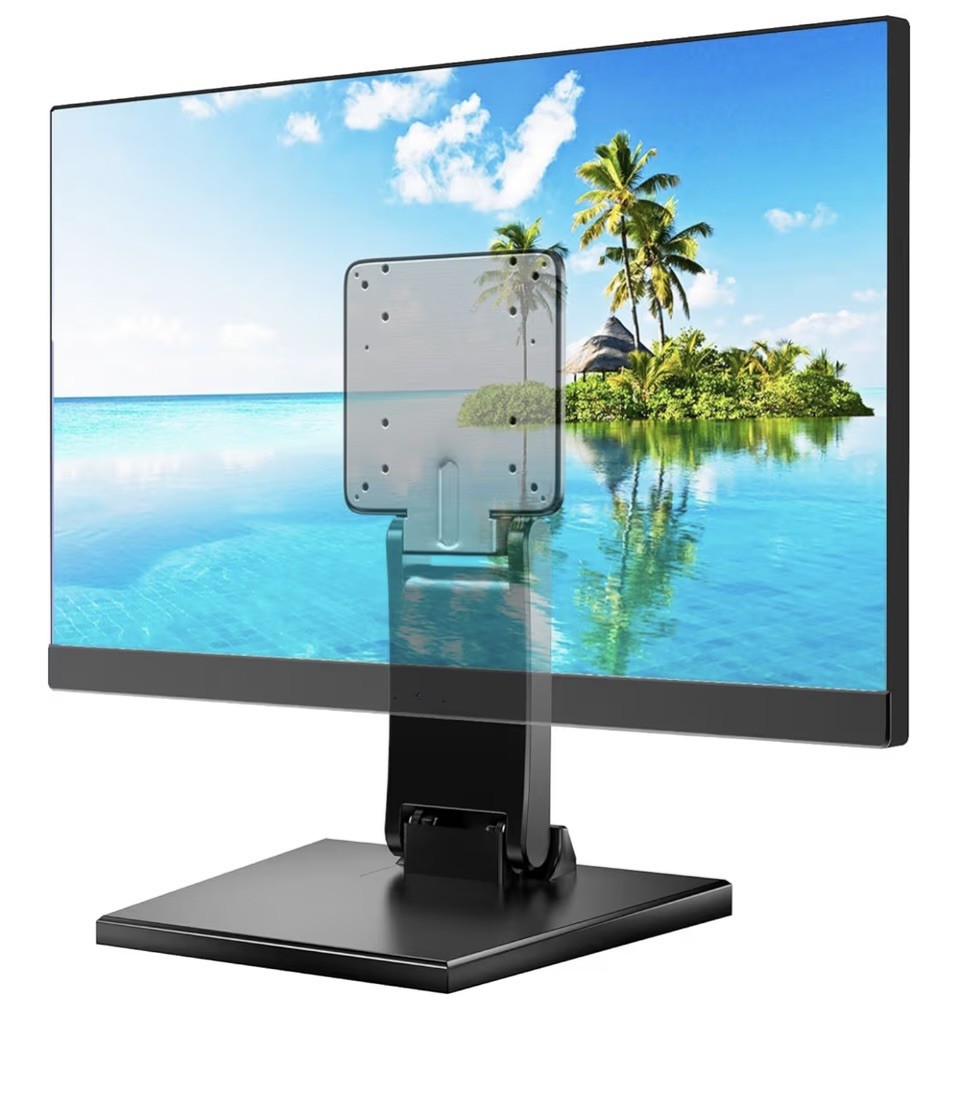 Jakeko Lay Flat Low Profile Monitor Stand - For 14-24" Screens Ergonomic NEW