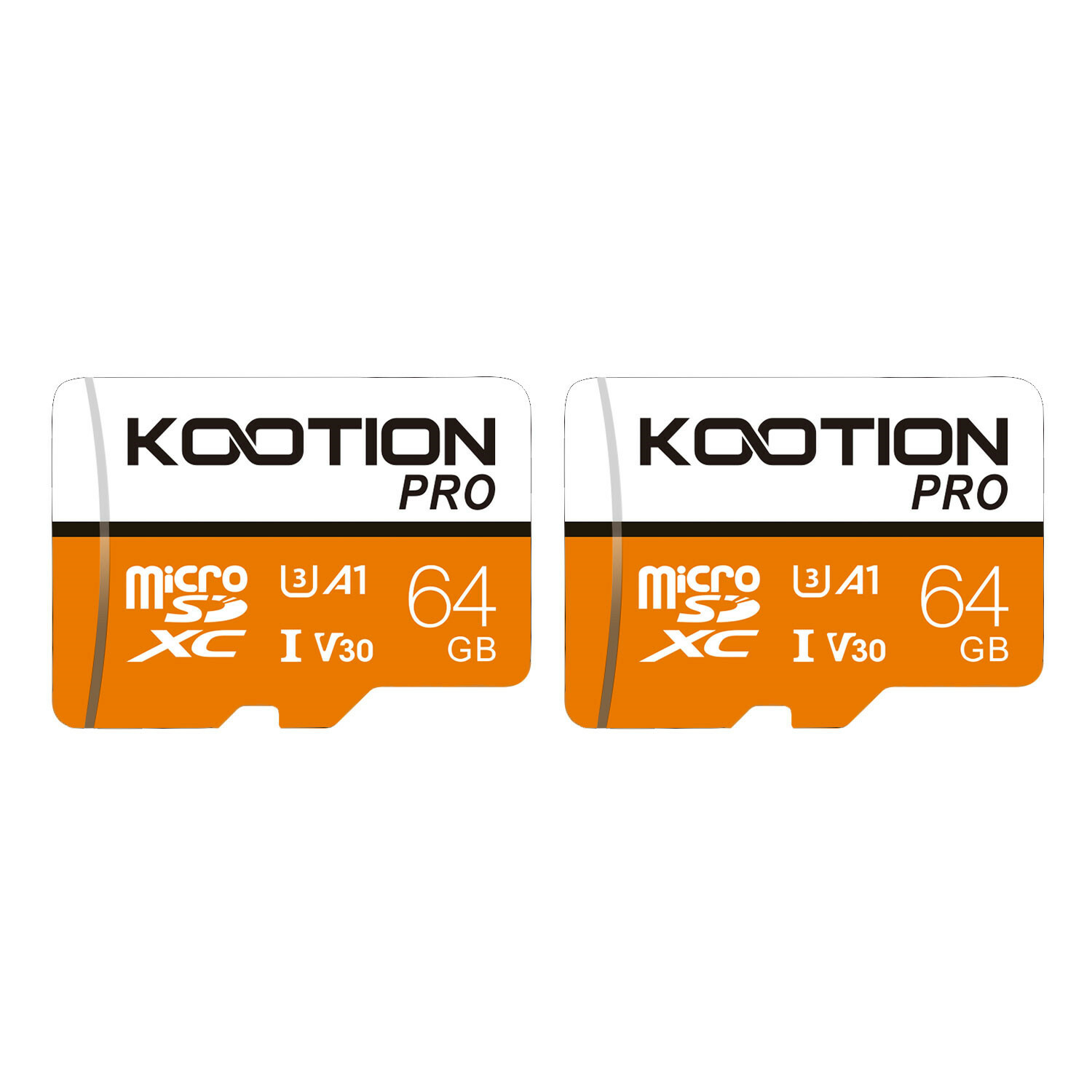 KOOTION 2Pack 64GB Ultra Micro SD TF SDXC Memory Card Flash 80MB/s Class 10 Card