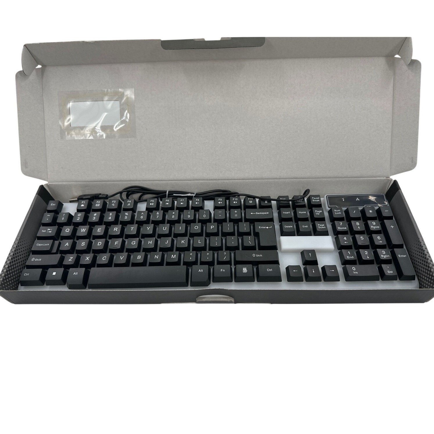 Unlocked Wired LED Gaming Keyboard Black Rainbow Backlit 104 Keys USB New