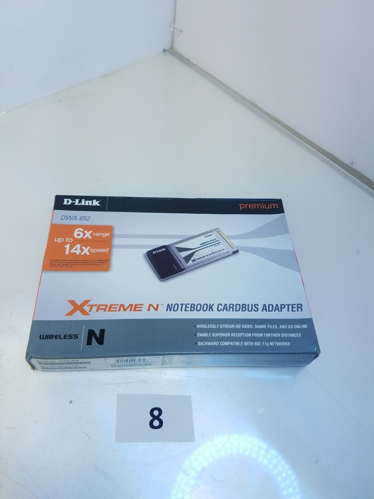 D-Link Premium DWA-652 Xtreme N Notebook Adapter UpTo 6x Range 14x Speed Wireles