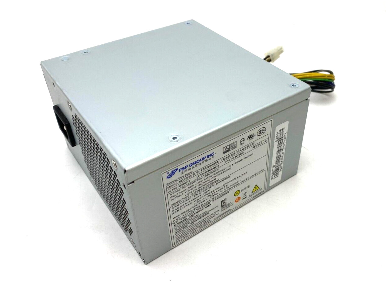LENOVO THINKCENTRE ~280W~ POWER SUPPLY FSP GROUP FSP280-40PA  54Y8902 SP50A33618