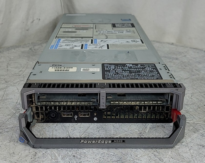 DELL PowerEdge M520 0H7XR7 2.5"x2 Server Blade XEON E5-2430 V2 SEE NOTES