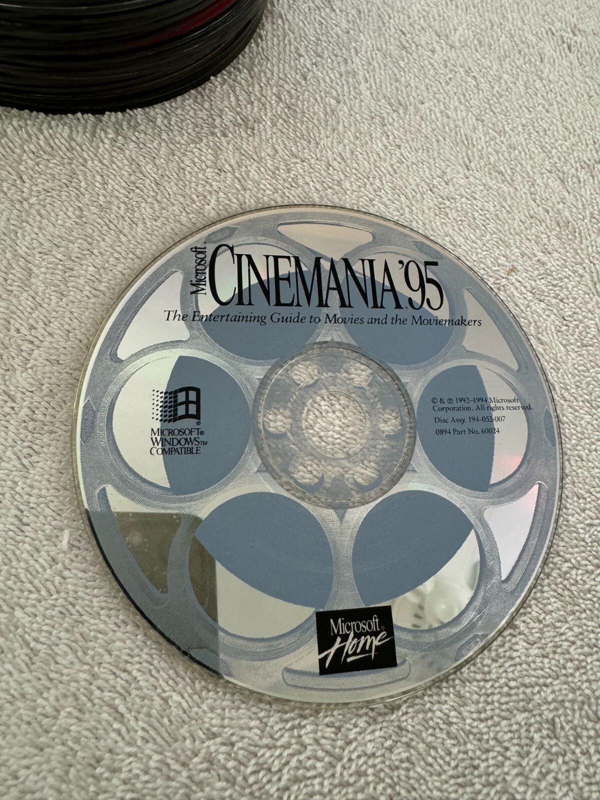Microsoft Home Cinemania '95 - Microsoft Windows - PRODUCT KEY NOT INCLUDED