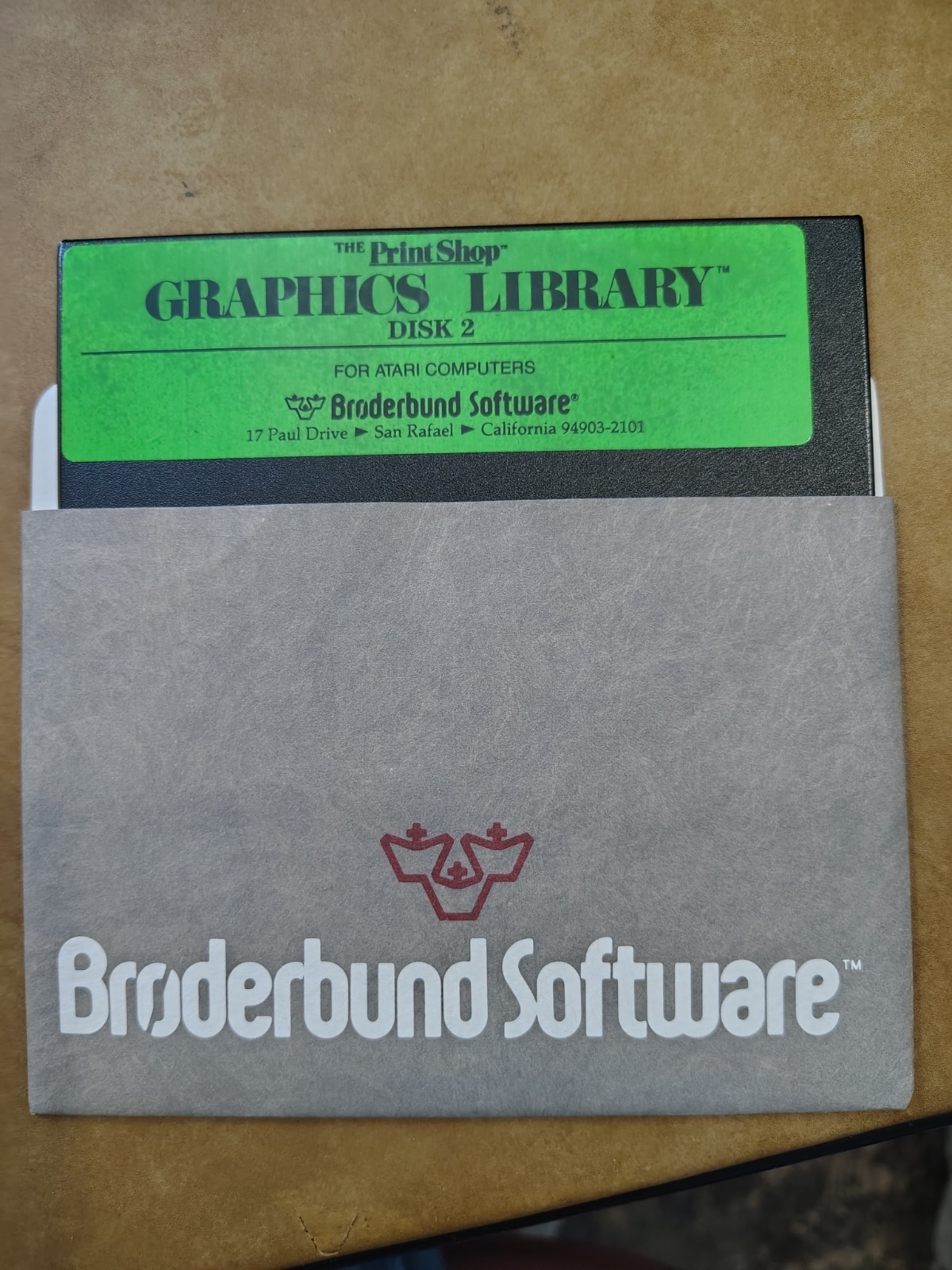 The Print shop Graphics Library Disk 2 Atari