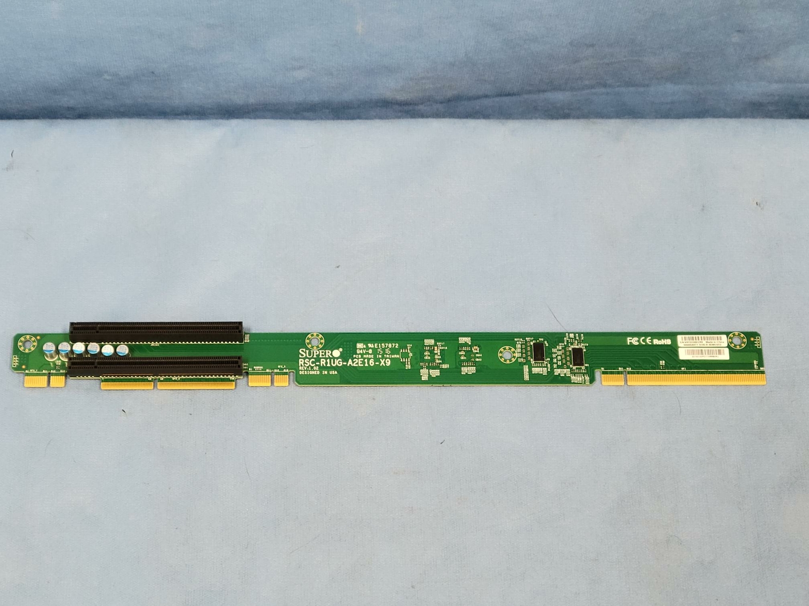 SuperMicro 1U PCI-e X16 GPU Riser Card No Bracket RSC-R1UG-A2E16-X9