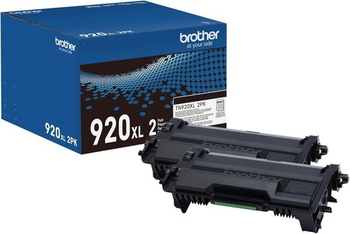 Brother 2-Pack Replacement Toner Cartridge - Black - High Yield - TN-920XL-2PK