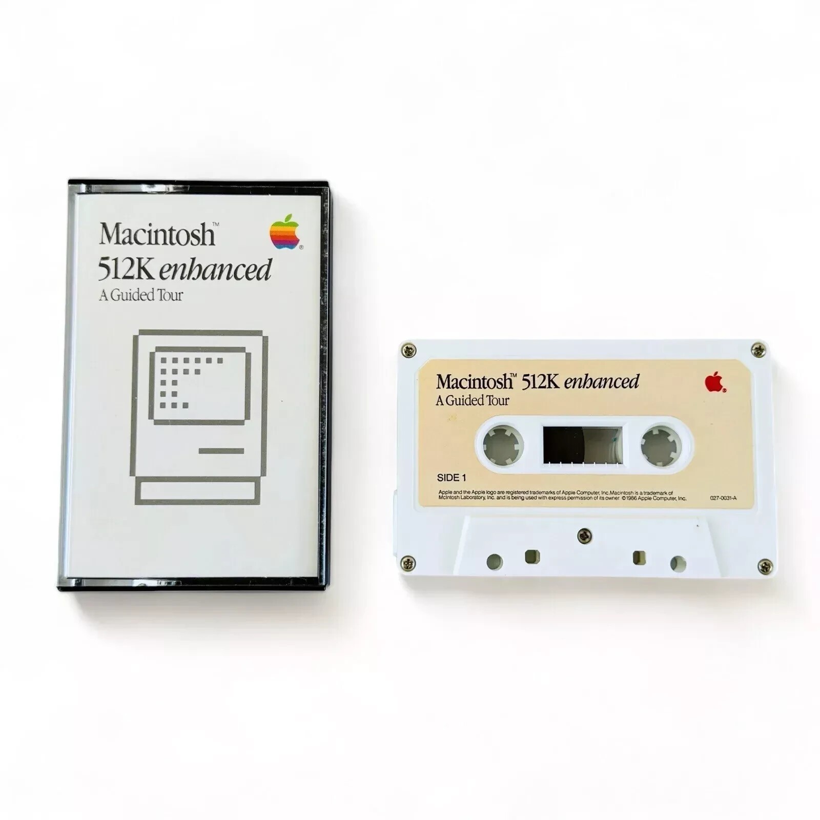 Macintosh 512K enhanced A Guided Tour Software Apple Cassette Tape