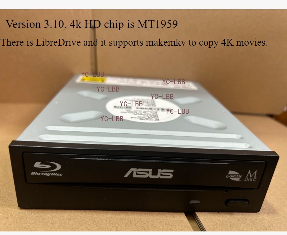 ASUS BW-16D1HT Blu-ray burning machine supports 4K UHD （3.10）
