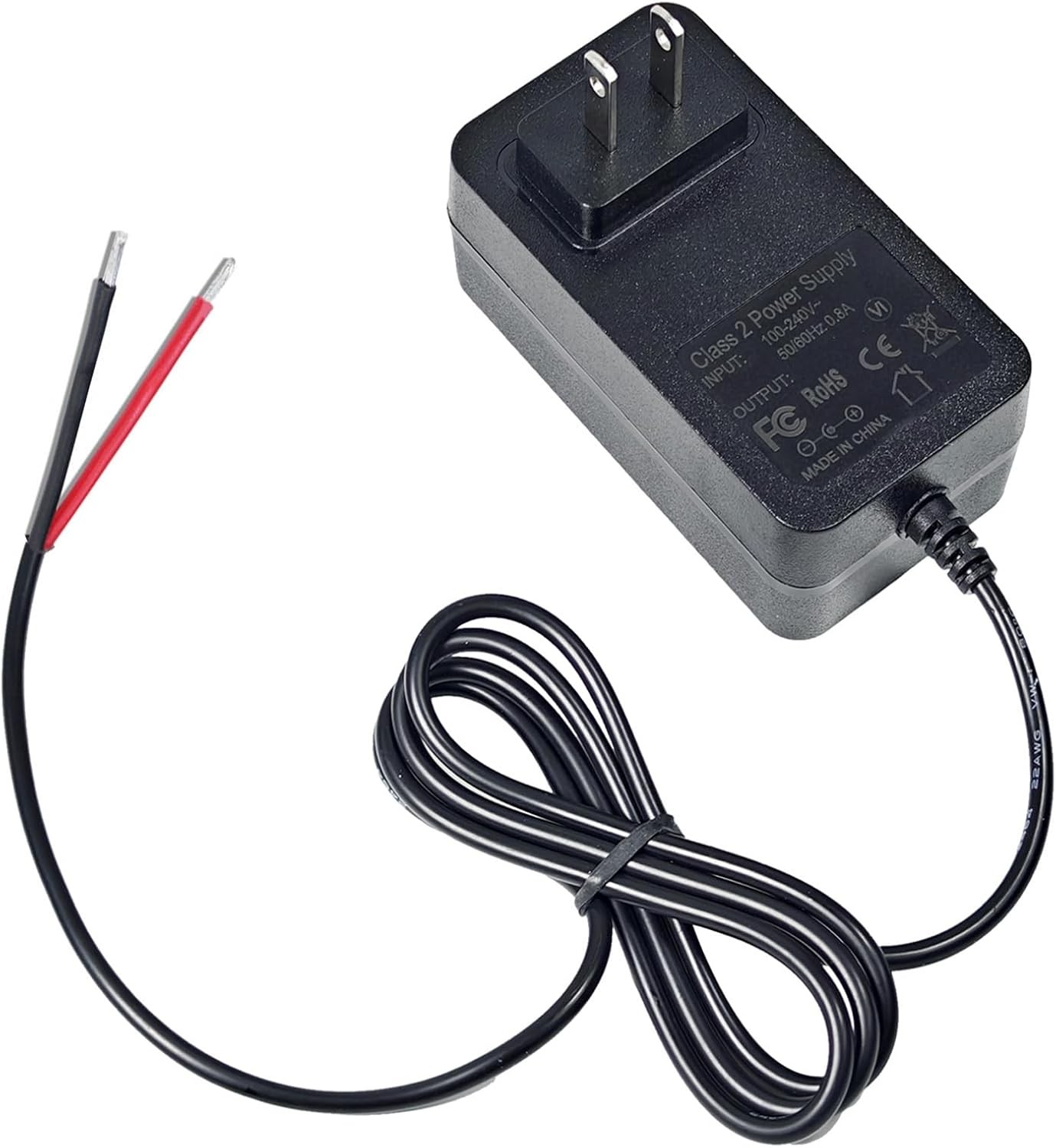 19V AC/DC Adapter Power Cord Supply Plug for MKS-1902000H, Black 