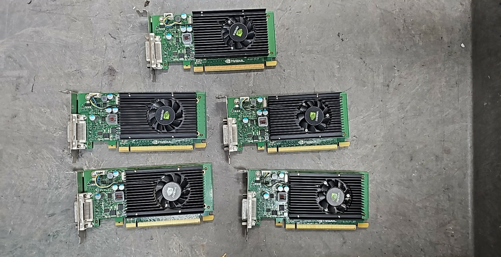 5x Job Lot - Nvidia NVS 315 1GB DDR3 Graphics Card - DMS-59