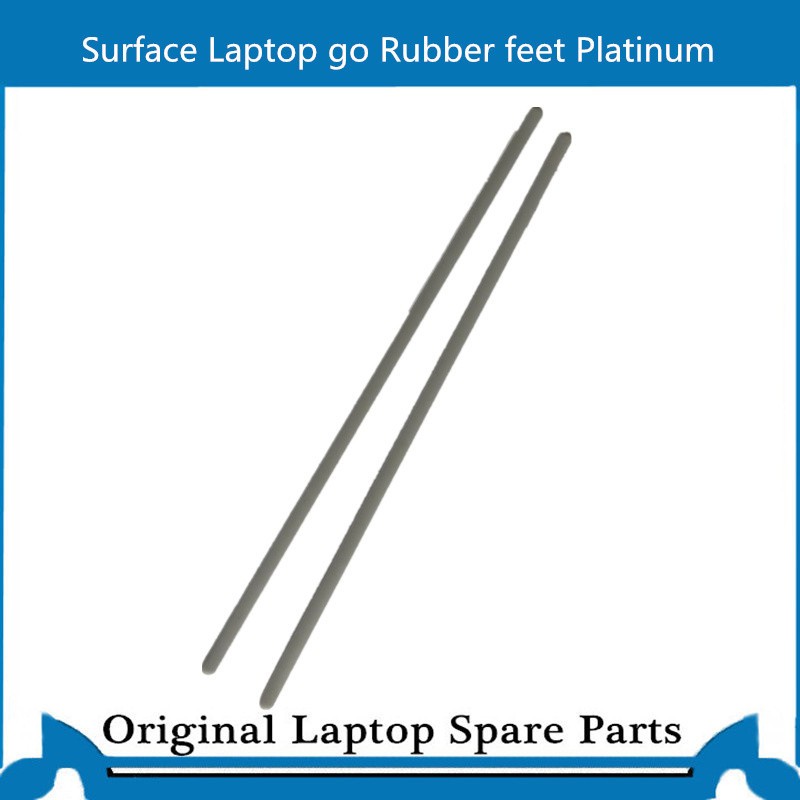2pcs  New  For Surface Laptop go 2 3 1943 2013 1963 Rubber Feet Platinum Sliver