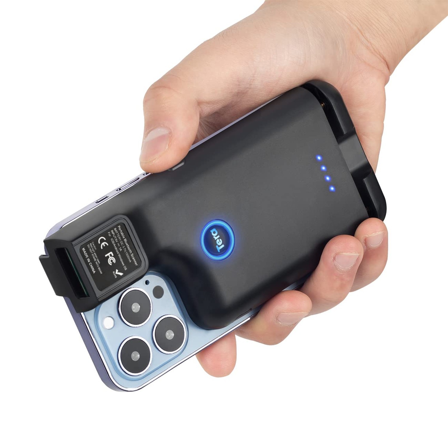 Tera Wireless 1D 2D QR Barcode Scanner Portable Back Clip 3 in 1 2.4GHz Wirel...
