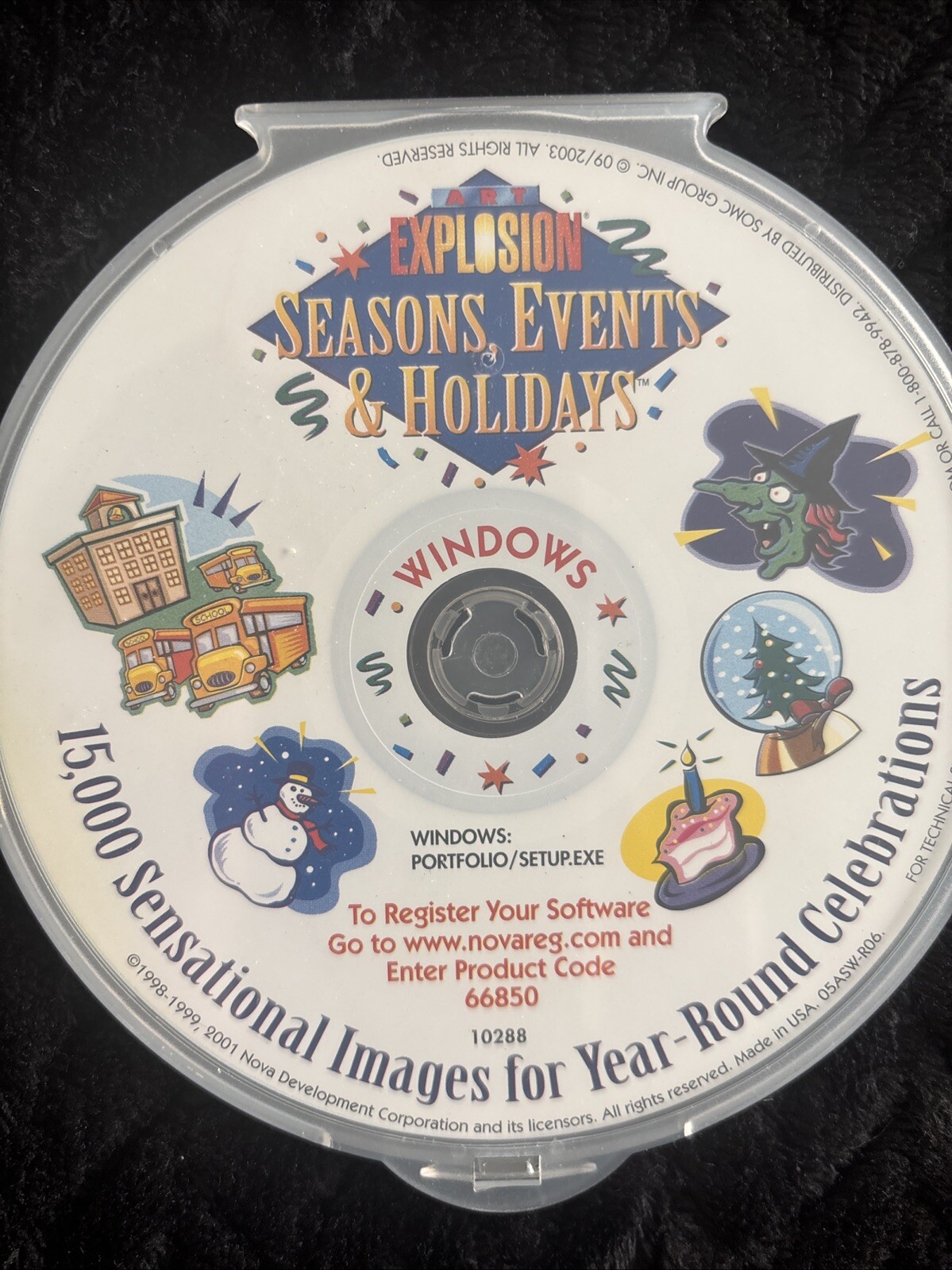 Art Explosion Seasons, Events & Holidays 15,000 Images Windows PC CD Disc ONLY