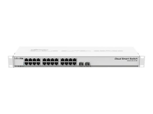 MikroTik Cloud Smart Switch 326-24G-2S+RM CSS326-24G-2S+RM Network Switch Wire