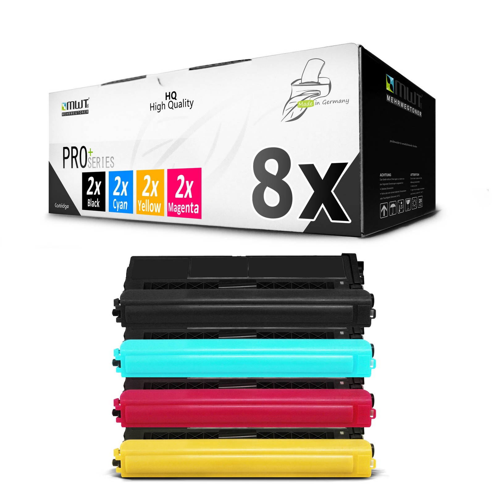 8x MWT PRO Compatible Toner Cartridges for Brother HL-L-9310/CDW/CDWT