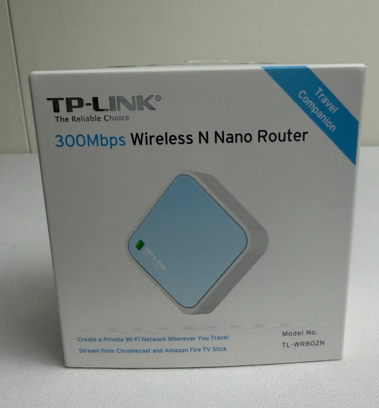 TP-Link N300 Wireless Portable Nano Travel Router TL-WR802N  Multi Mode - New