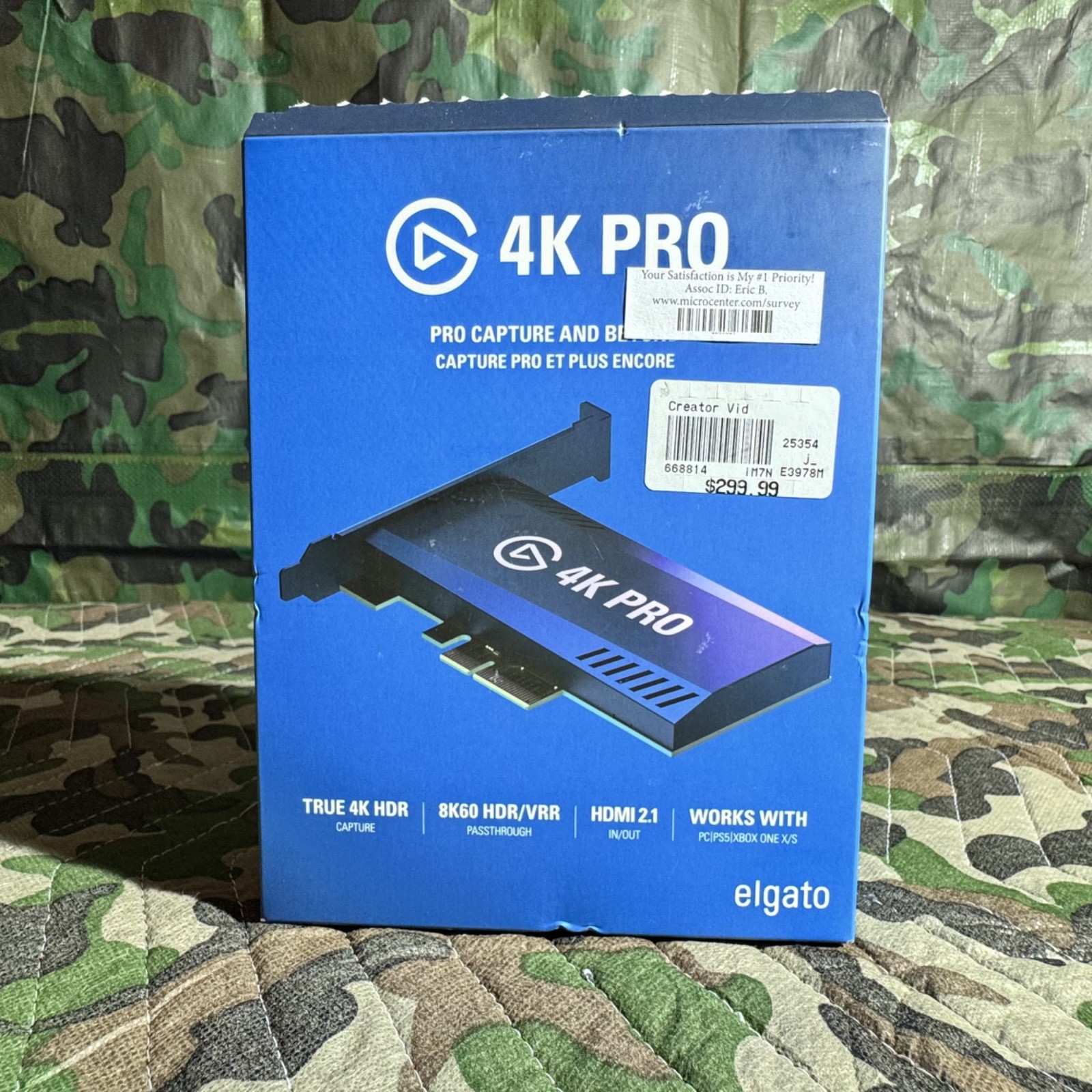 Elgato 4K Pro PCIE Capture Device - Open Box