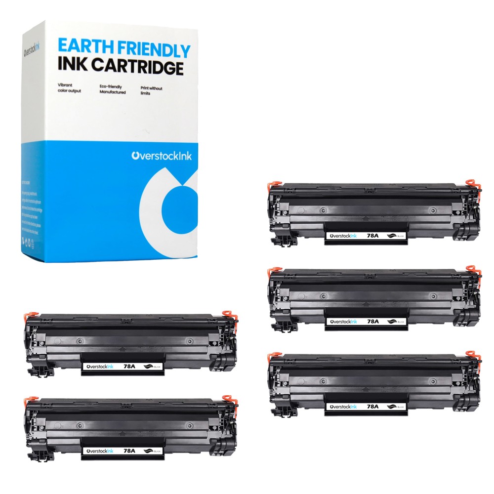5-PK Replacement OSI 78A Toner Cartridges for HP LaserJet Pro M1536dnf M1537dnf