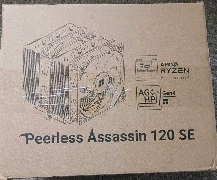Thermalright Peerless Assassin 120 SE CPU Cooler, 6 Heat Pipes AGHP Technology