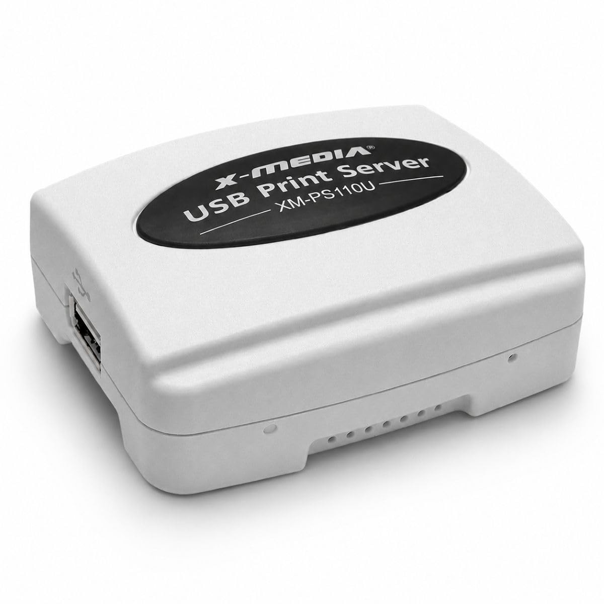 XM-PS110U 1-Port 10/100Mbps Fast Ethernet USB Print Server | USB 2.0 Port Net...