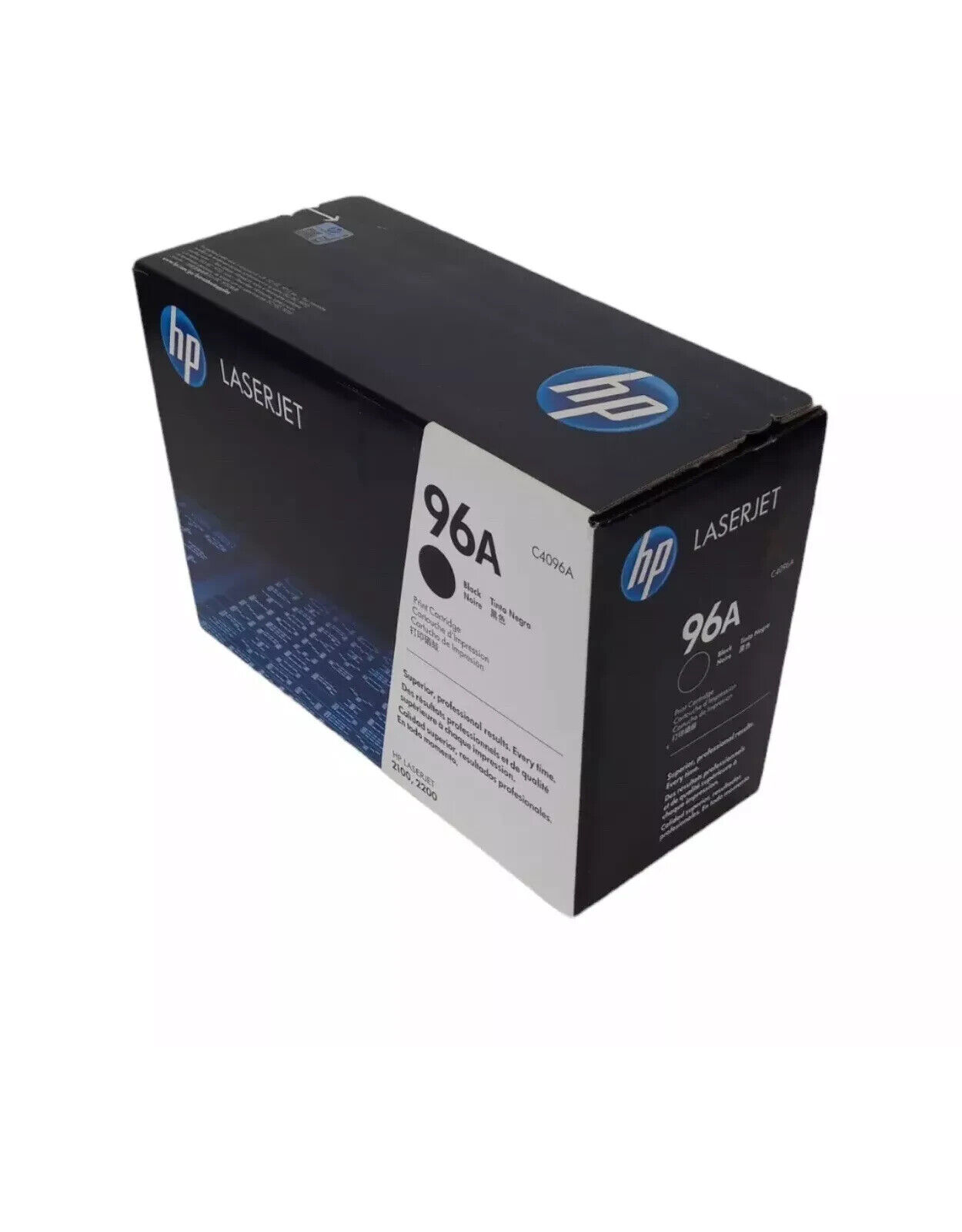 4 X Genuine HP LaserJet 2100 2200 2100xi Black Toner Cartridges HP 96A C4096A