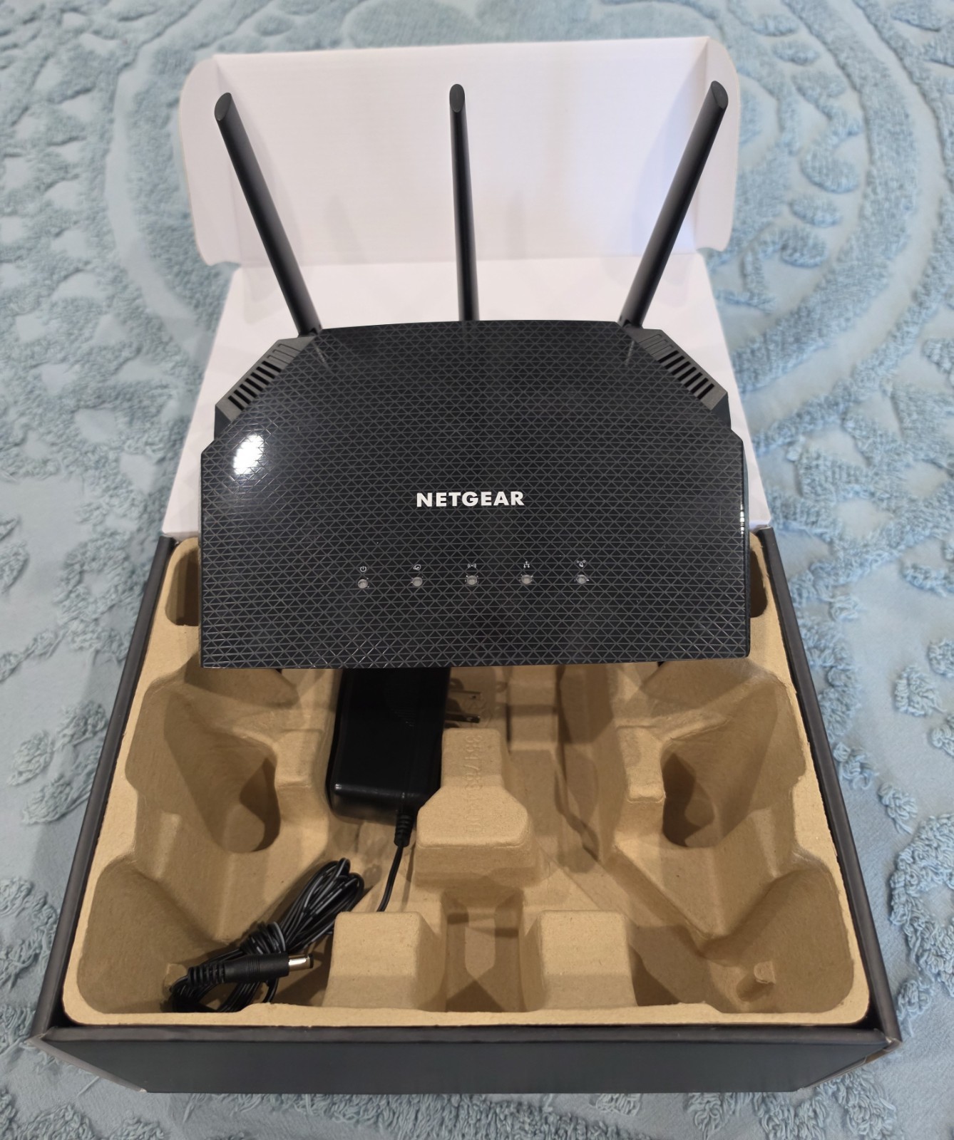 NETGEAR AX1800 1000 Mbps 4 Port Wireless Router (RAX10-100NAS)