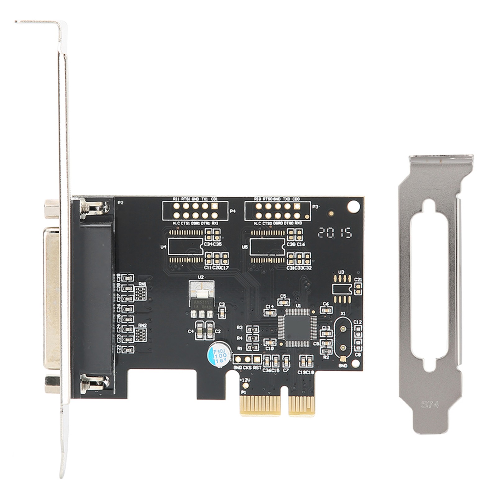 PCIE To Parallel Port Card Print Port LPT PCI-E LPT Printer Card Adapter DB TQDQ