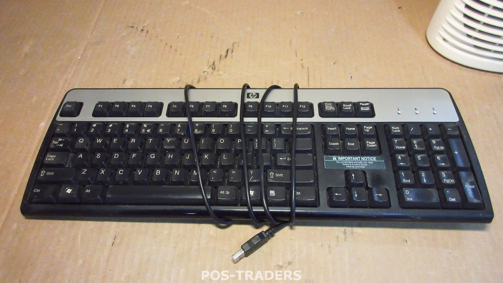 HP SK-2885 QWERTY Desktop USB Wired Computer Keyboard Keypad