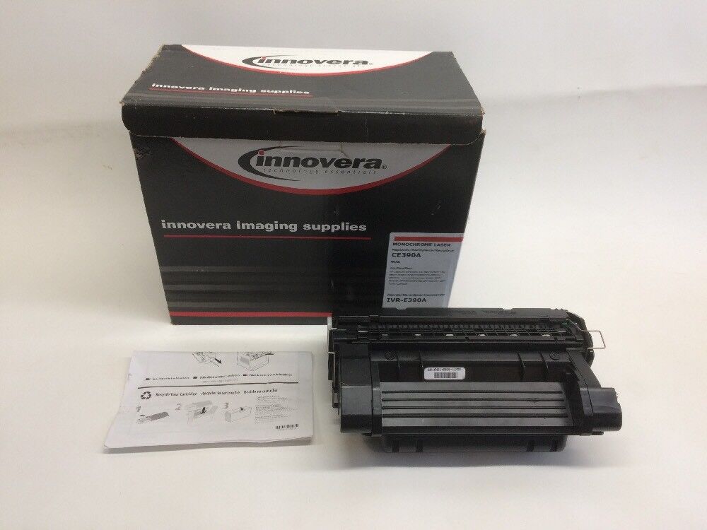 Innovera Remanufactured CE390A (90A) Toner, 10000 Page-Yield, Black (IVRE390A)