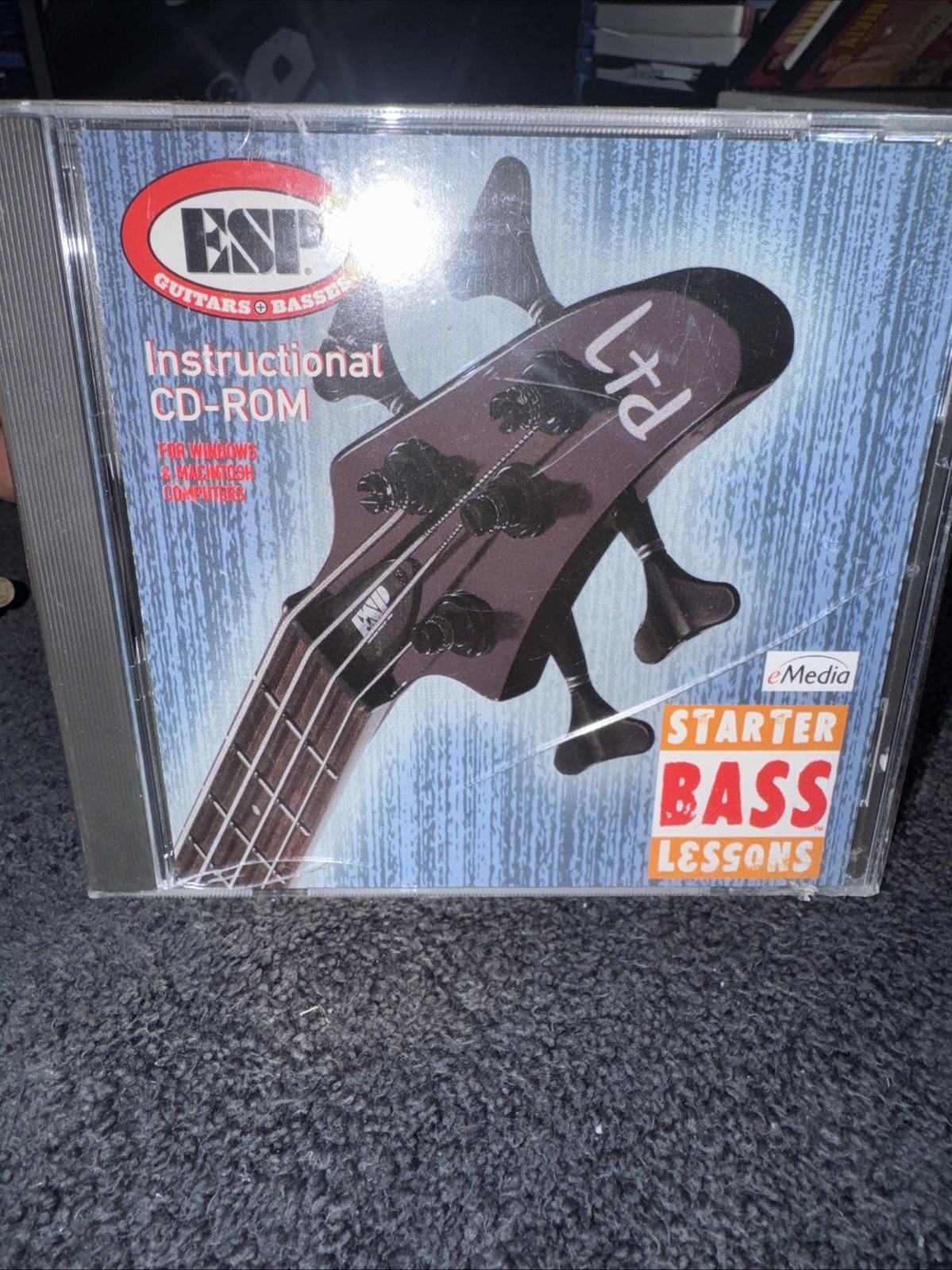ESP Guitars & Basses Starter Guitar Lessons CD-ROM eMedia PC Mac