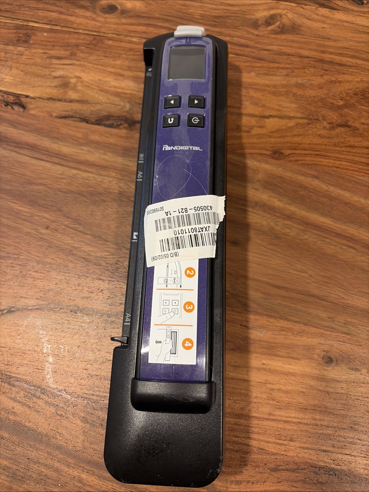 NEW- Pandigital Handheld Wand Scanner With Feeder Dock
