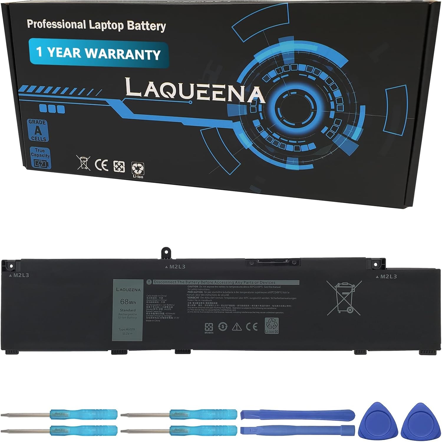 MV07R Laptop Battery Compatible with Dell G3 15 3500 3590 G5 5500 5505 SE