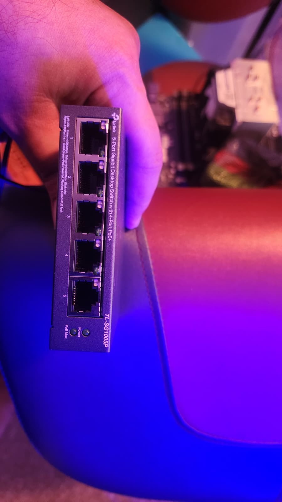 TP-LINK TL-SG1005P 5-Port Gigabit PoE+ Unmanaged Layer 2 Desktop Switch