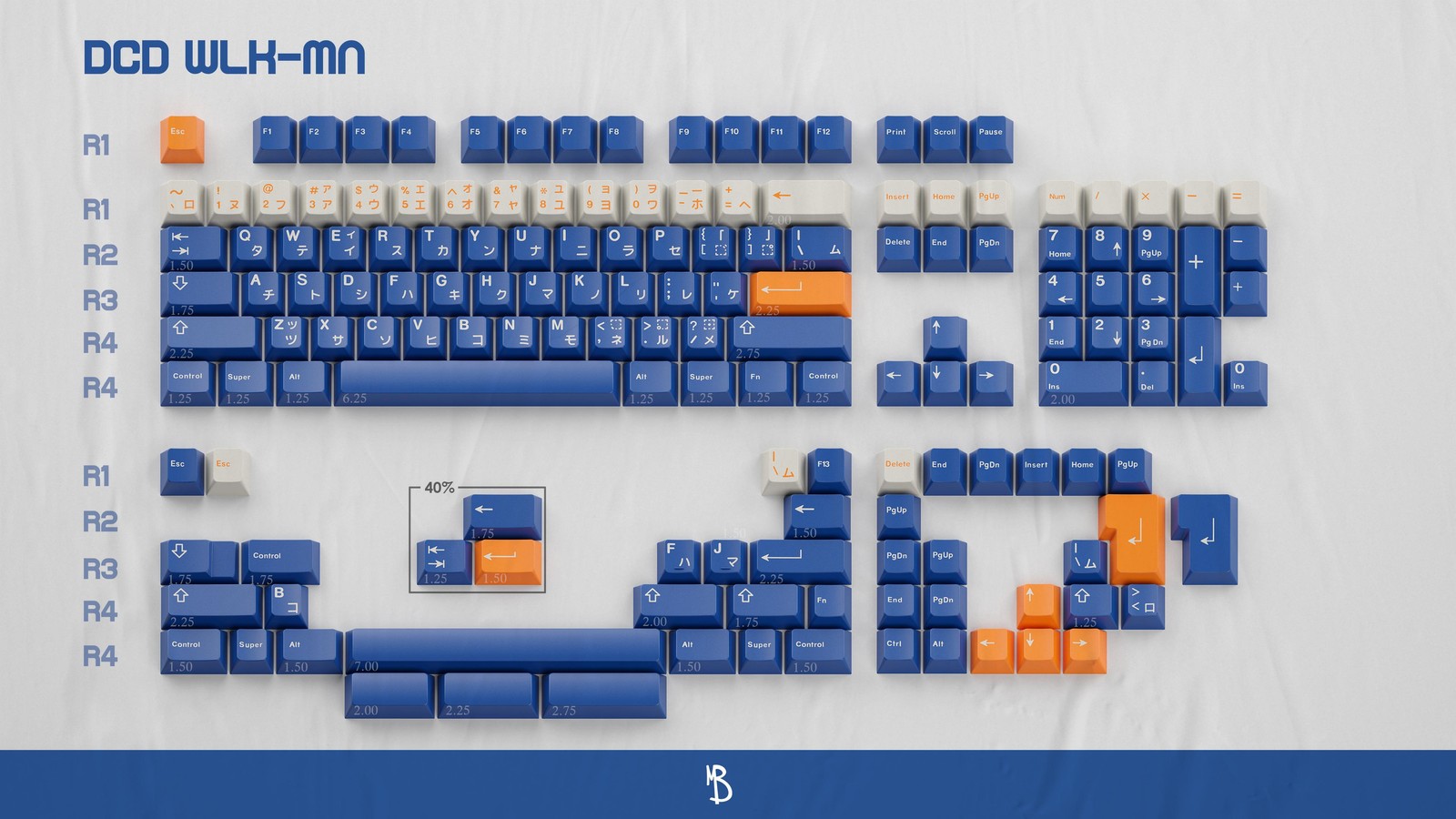 Drop Mr Bingo DCD WLK-MN PBT Keycaps Set Base Kit English/Japanese Retro - 158