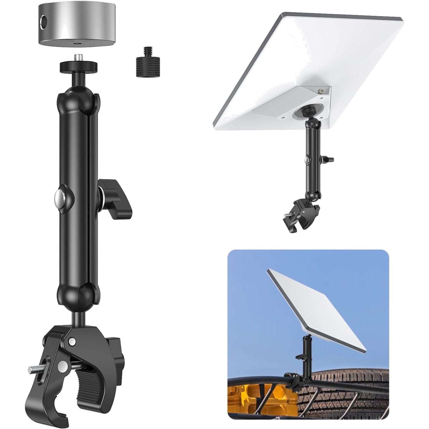 Compact Starlink Mini Mount for RVs, Campers, & Boats - Weather-Resistant Design