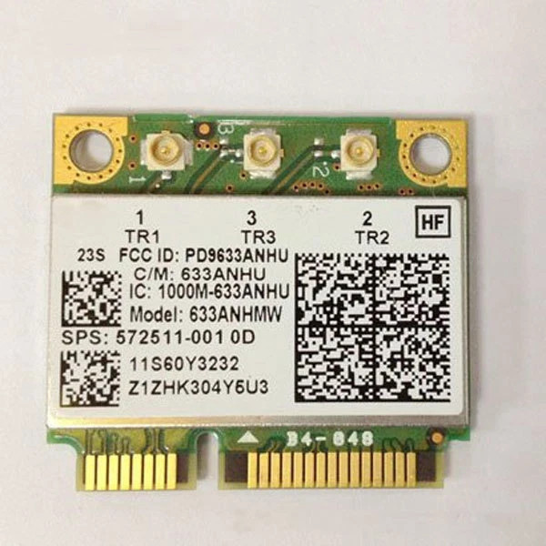 Genuine Intel Ultimate-N 6300 WiFi Wireless Card 633ANHMW 572511-001 TESTED GOOD