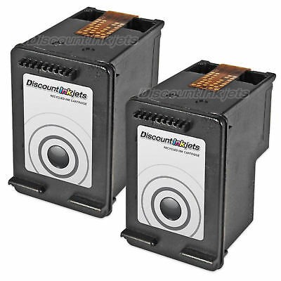 2PK DI Black Ink Cartridge Replacement for HP60 Photosmart c4700 c4780 c4680