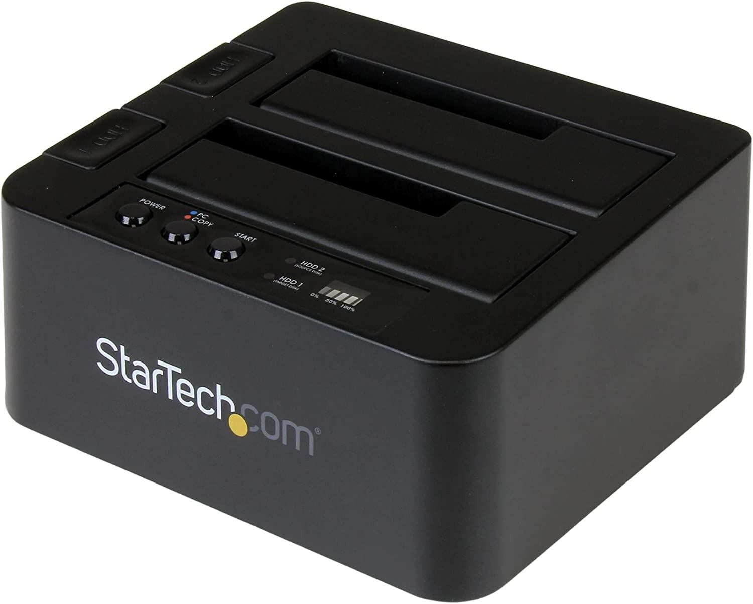 Startech.Com Standalone Hard Drive Duplicator, External Dual Bay HDD/SSD Cloner/