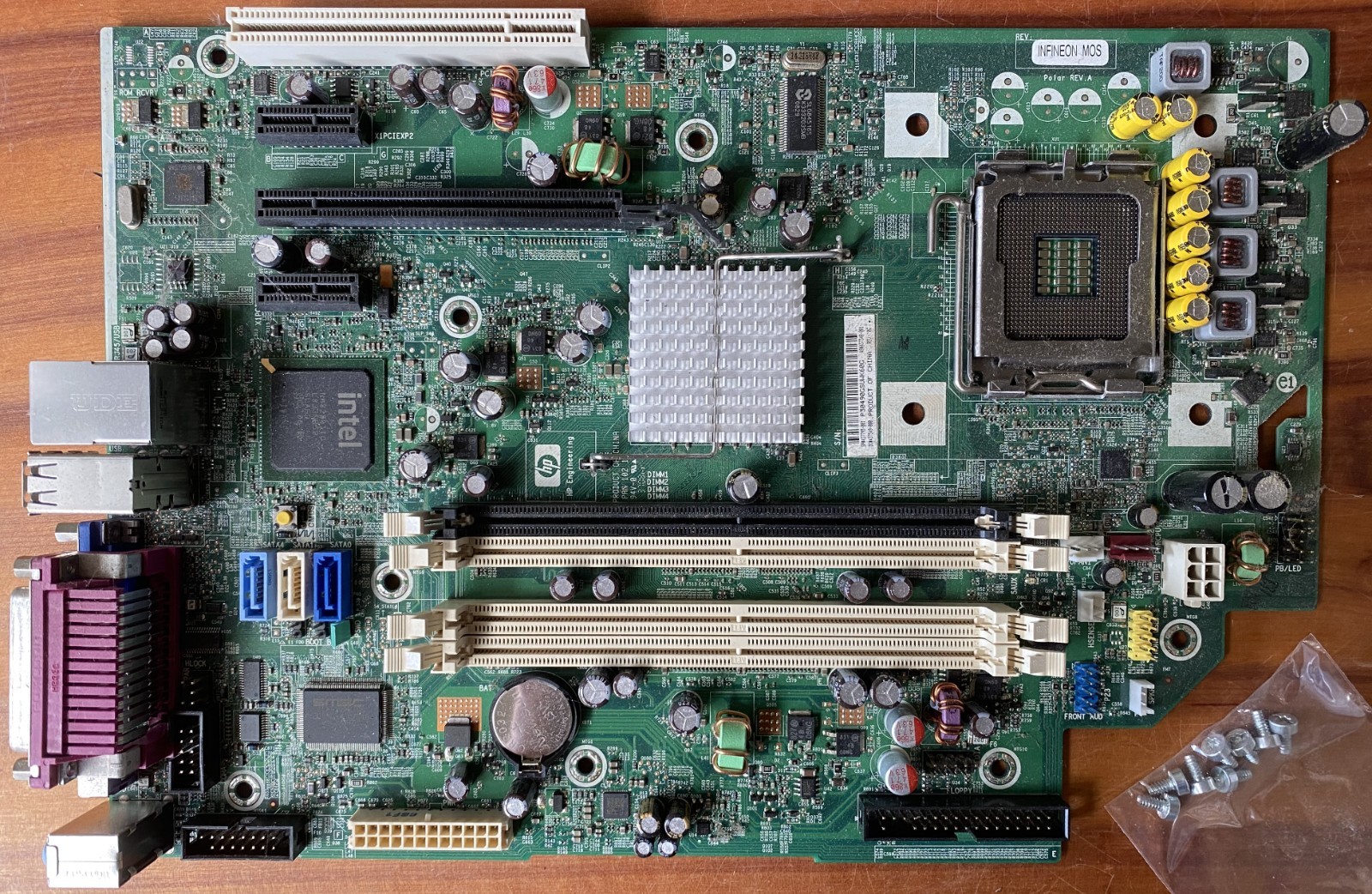 HP DC7800 LGA 775 DDR2 RAM Motherboard P/M: 437793-001 SFF Small Form Factor