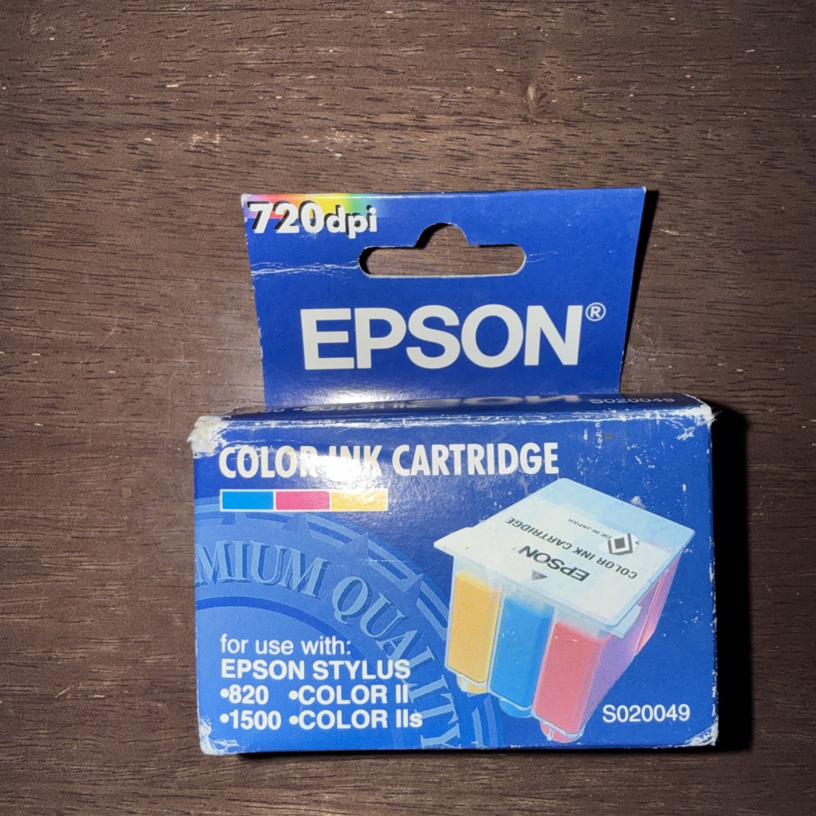 New EPSON S020049 Color Ink Cartridge,Open Wrapper Sealed Cartridge