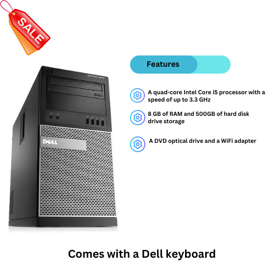 Dell Optiplex 9010 Tower High Performance Desktop 8GB RAM 500GB HDD