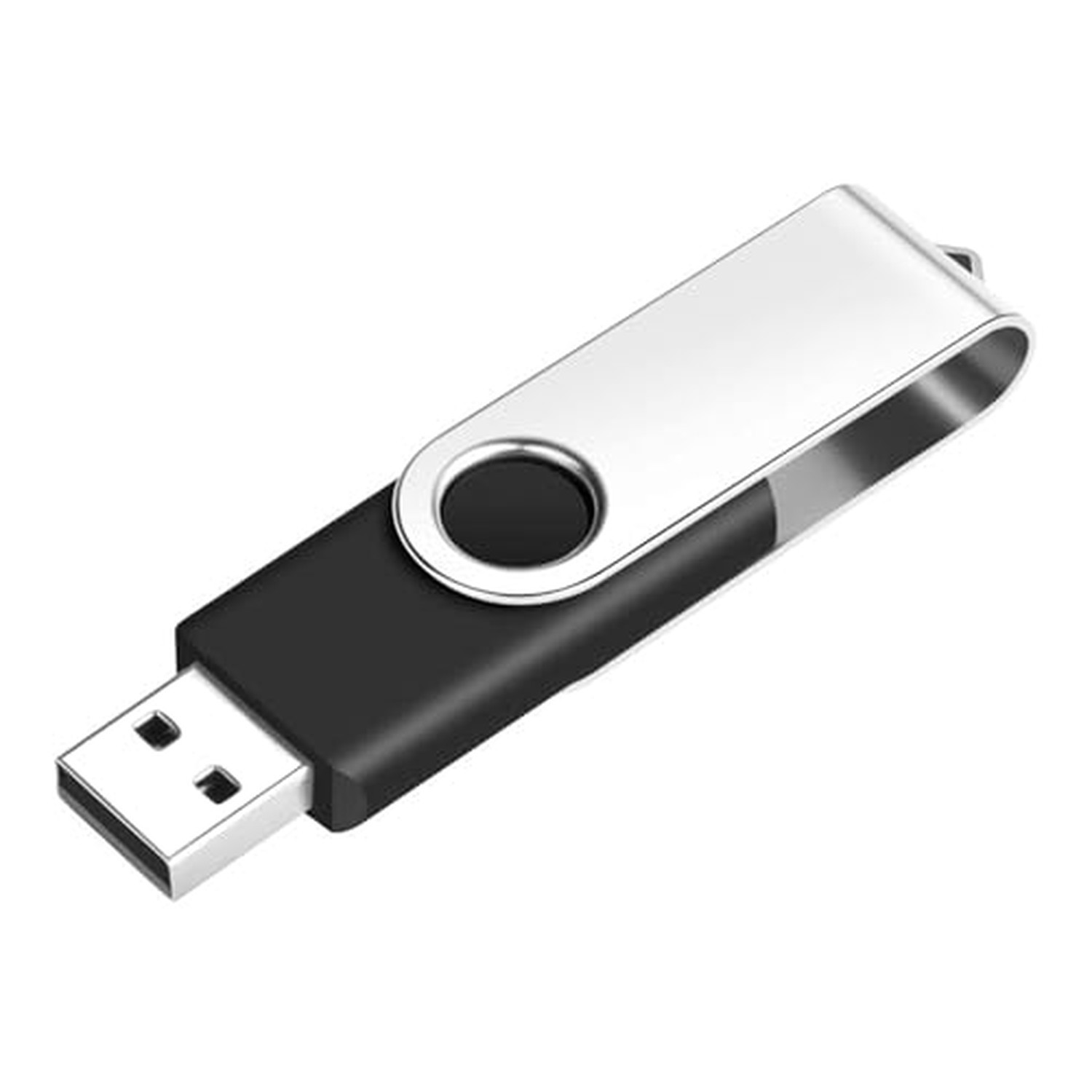 1GB USB2.0 Flash Drive 1PCS EASTBULL FAT32 USB Thumb Drive (Black)