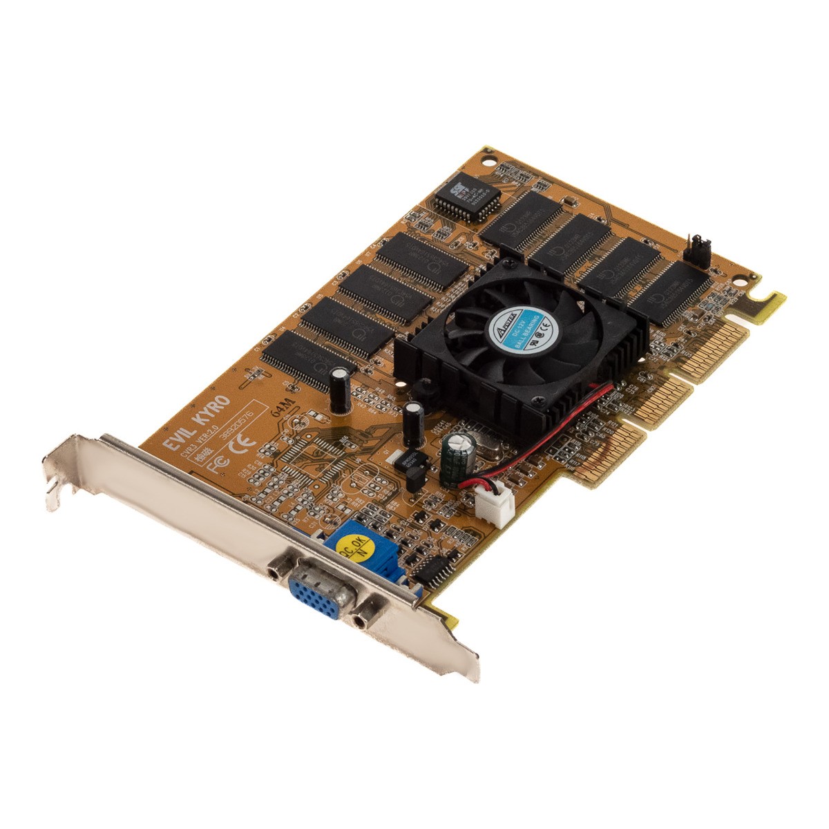 GRAPHICS CARD POWERCOLOR PowerVR Kyro STG4000 64MB EVIL KYRO CVR3 VER: 2.0 AGP