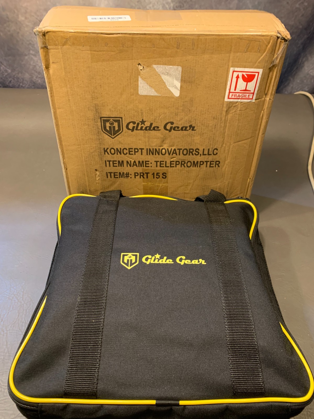 Glide Gear TMP 100 Teleprompter DSLR Tablet Smartphone 12 Glass Carry Case