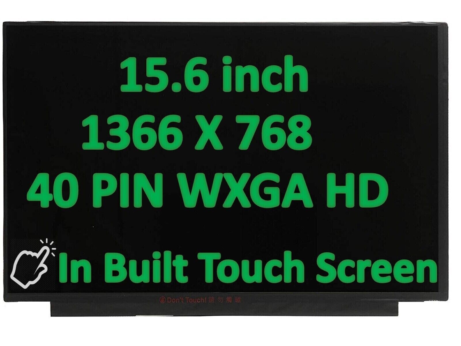 BOE NT156WHM-T03 V8.0 V8.1 40pin OnCell Touch Glossy HD 1366x768 LCD LED Screen