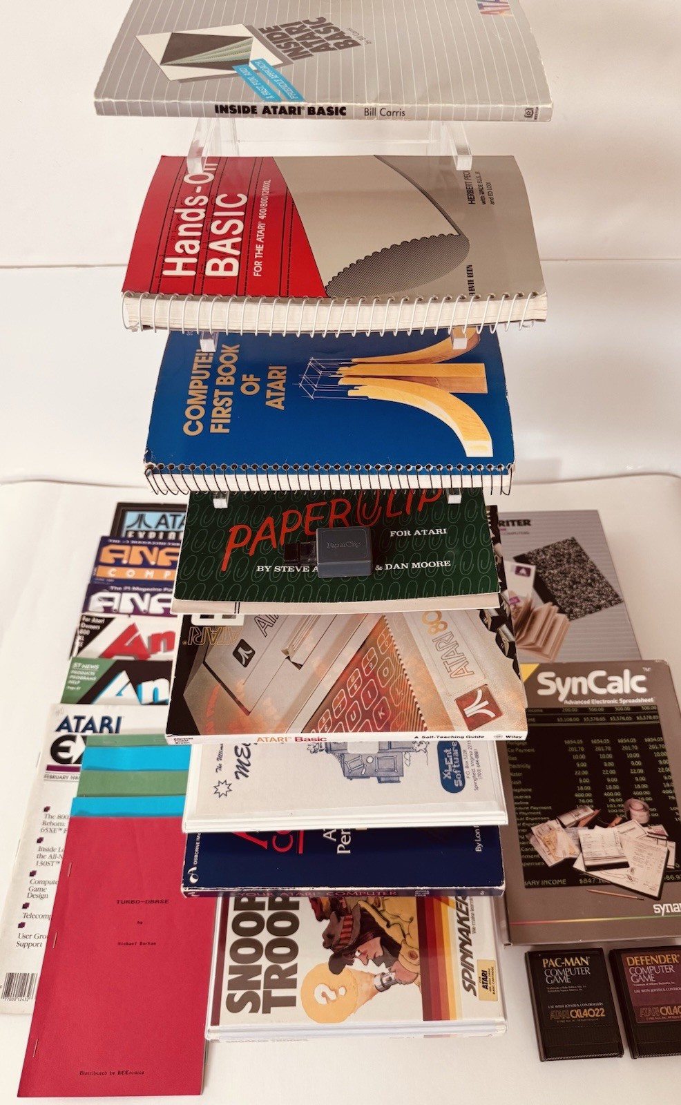 Atari Home Computer Software/Books/Manuals/Magazines Lot - Read desc for details