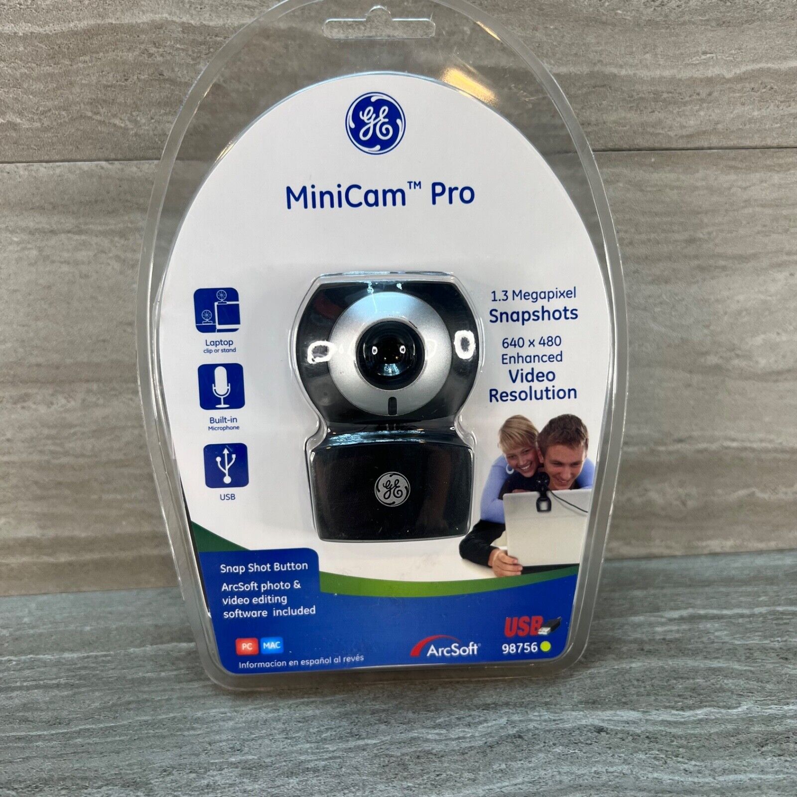 New GE Minicam Pro 98756 Web Cam Snapshot Button Sealed